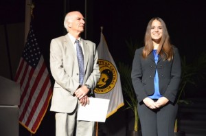 Brittany Lark with Foard Jones, Ph.D.