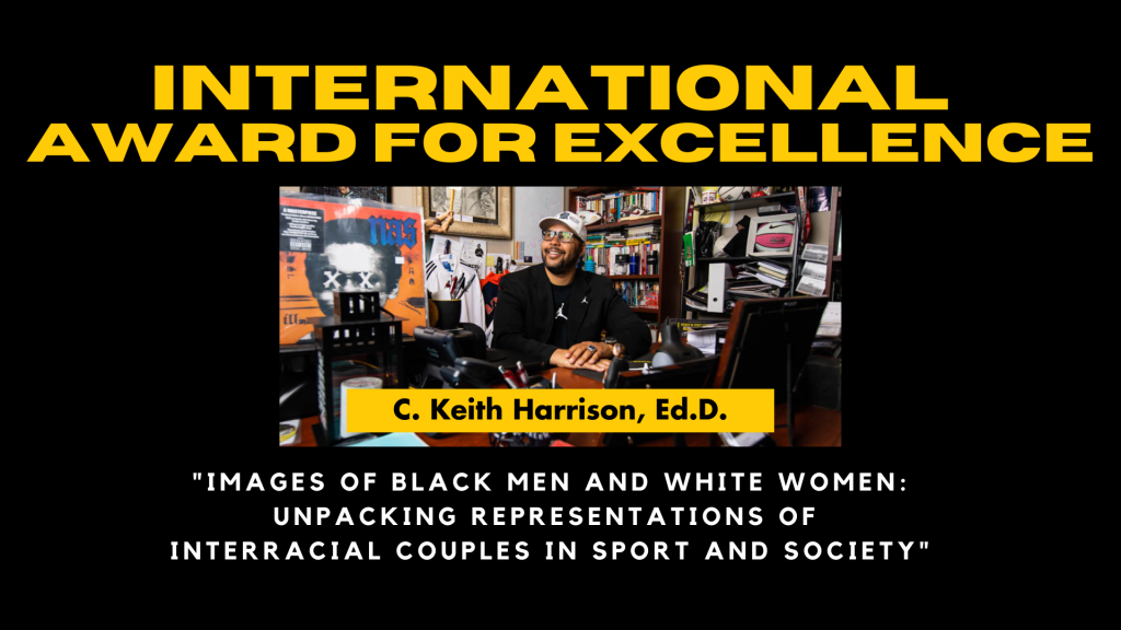 C. Keith Harrison Receives International Award for Excellence