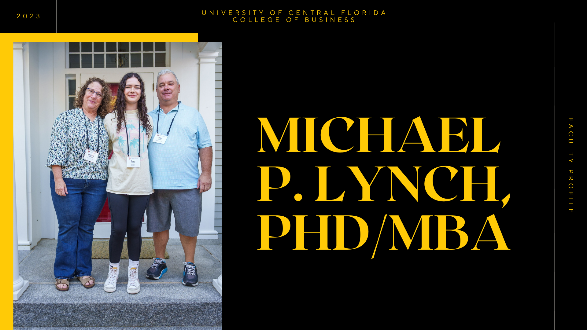 Faculty Spotlight: Michael Lynch, Ph.D. - College of Business