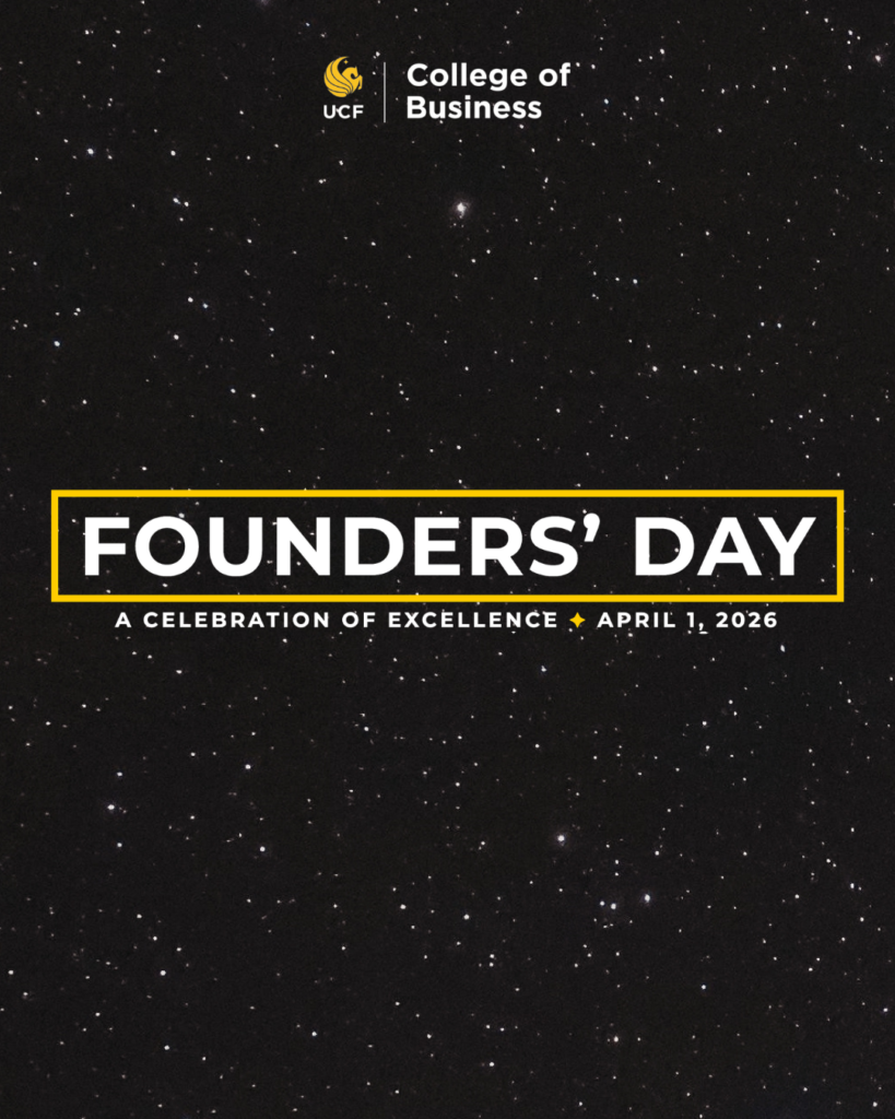 College of Business Students & Faculty Honored at UCF Founders' Day Awards