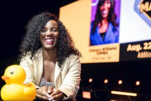 College of Business Hall of Famer and Welcome to the Majors keynote speaker Charece Williams